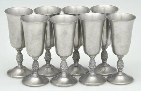 277 (Pewter, Hollowware) Cordial Cup - Set of 8