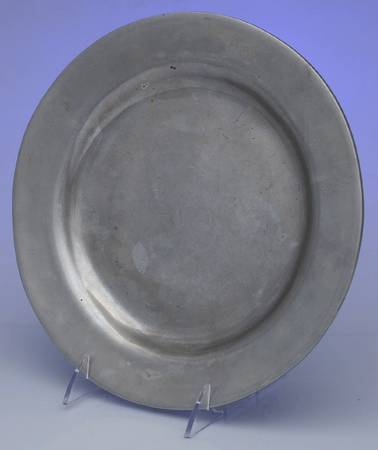 Pewter Hollowware Dinner Plate