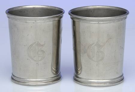 Pewter Hollowware Mint Julep - Set of 2