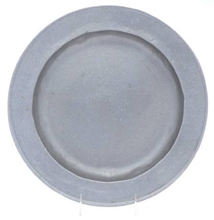 Pewter Hollowware Chop Plate