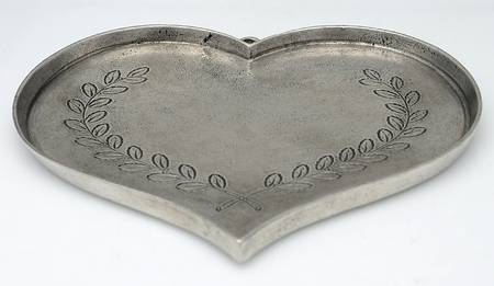Pewter Hollowware Wall Plate