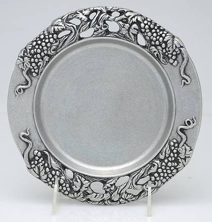 Pewter Hollowware 7" Salad Plate