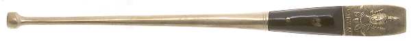 Siam (Brass)-Black Handle, Sitting Buddha Drink Muddler Spoon