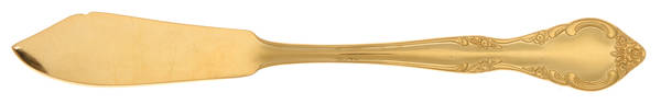 UNF503 (Gold Electroplate) Flat Handle Master Butter Knife
