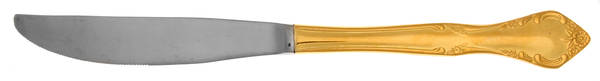 UNF503 (Gold Electroplate) Modern Solid Knife
