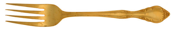 UNF503 (Gold Electroplate) by Unknown Mfg Silver