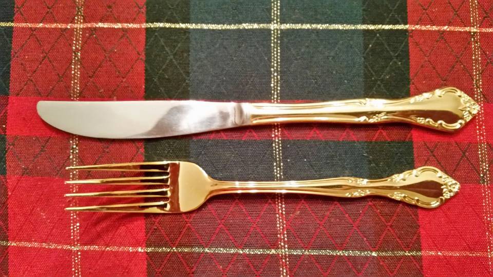 UNF503 (Gold Electroplate) Fork