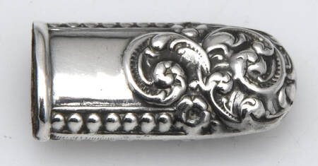 Sterling Hollowware Lid for Needle Case
