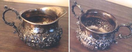 Sterling Hollowware Mini Sterling Creamer and Open Sugar