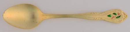 Holly Yuletide (Gold Electroplate) Teaspoon