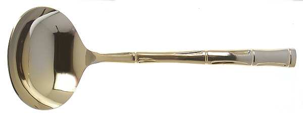 UNF519 (Gold Electroplate) Solid Gravy Ladle