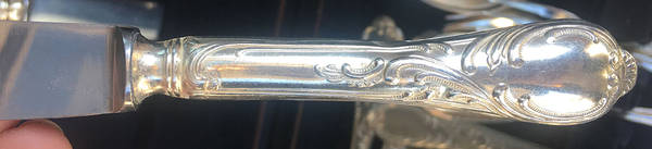 UNF527 (Silverplate) Modern Hollow Knife