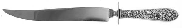UNF544 (Sterling) Large Carving/Roast Knife StnlBl w/Sterling Guard