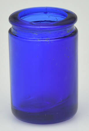 Glass and Plastic Liners (Hollowware) Cobalt Blue Salt Seller Liner