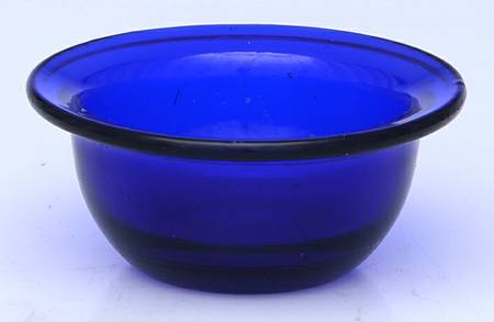 Glass and Plastic Liners (Hollowware) Cobalt Blue Salt Cellar Liner