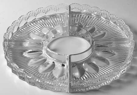Glass and Plastic Liners (Hollowware) Lazy Susan Side Dish Liner - Set of 4