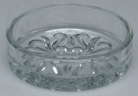 Glass and Plastic Liners (Hollowware) Round Roll Top Butter Glass Liner