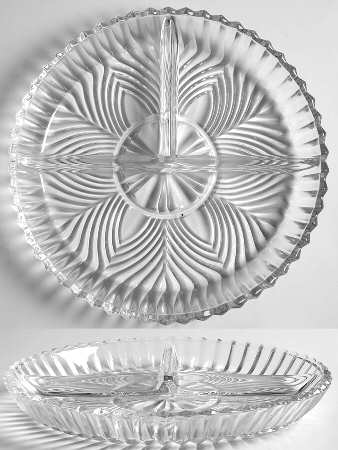 Glass and Plastic Liners (Hollowware) 3 Part Relish