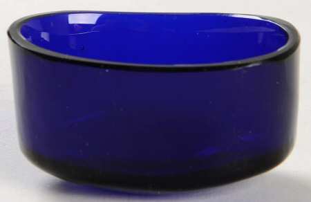 Glass and Plastic Liners (Hollowware) Cobalt Blue Salt Cellar Liner