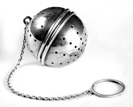 Tea Balls (Sterling Holloware) Tea Ball with Chain