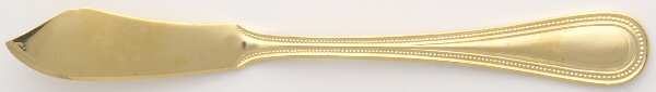 Melissa (Gold Electroplate) Flat Handle Master Butter Knife