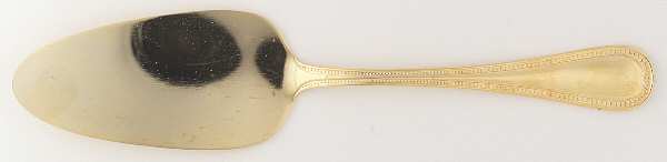 Melissa (Gold Electroplate) Solid Pie Server