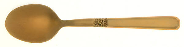 Kings Design (Bronzeware) Demitasse Spoon by Unknown Mfg Silver