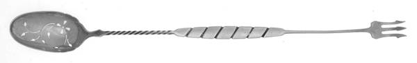 Sterling Flatware Combination Olive Fork/Spoon