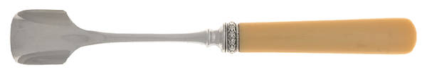 Sterling Flatware Cheese Scoop with Silverplate Scoop
