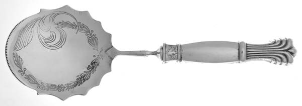 Sterling Flatware Tomato Server with Silverplate Blade