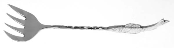 Sterling Flatware Large Solid Tined Sardine Serving Fork