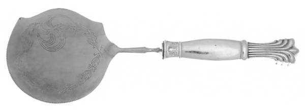 Sterling Flatware Cranberry Server Hollow Handle Silverplate Bowl