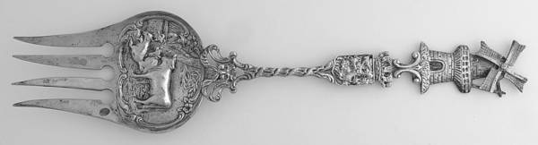 Sterling Flatware Solid Serving Fork