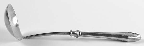 Sterling Flatware Hollow Handle Gravy Ladle, Plate Bowl