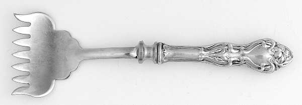 Sterling Flatware Bacon Fork W/Stainless Prongs