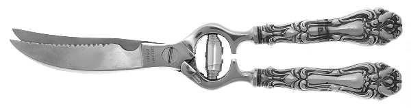 Sterling Flatware Poultry Shears with Stainless Blades