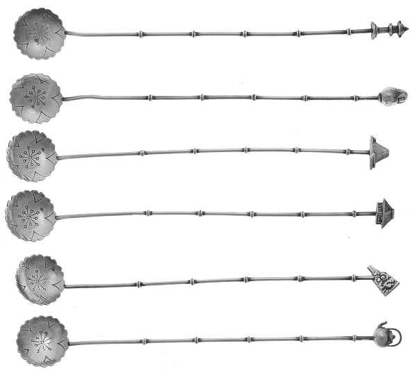 Sterling Flatware Tea Sipper - Set of 6