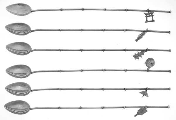 Sterling Flatware Tea Sipper - Set of 6
