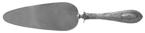 Sterling Flatware Pie Server with Stainless Blade