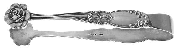 Sterling Flatware Sugar Tongs
