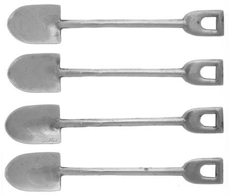 Sterling Flatware Individual Salt Spoon - Set of 4