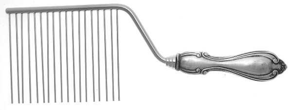 Sterling Flatware Cake Breaker with Silverplate Prongs