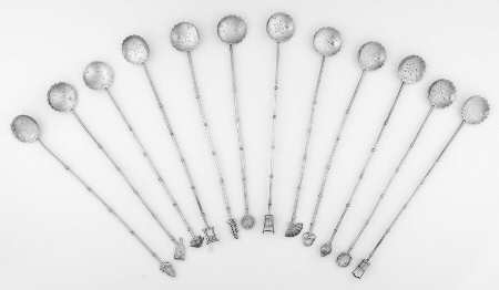 Sterling Flatware Iced Tea Spoon - Set of 12