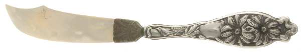 Sterling Flatware Pearl Blade Hollow Handle Master Butter