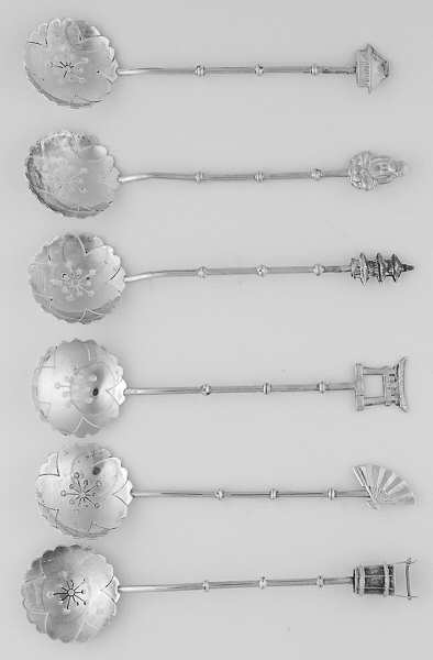 Sterling Flatware Master Salt Spoon (Set of 6)
