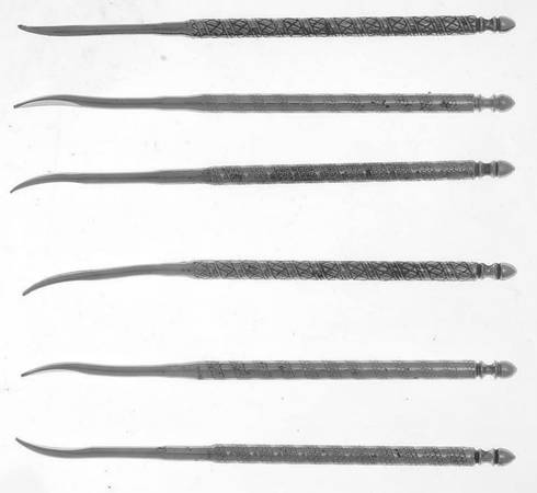 Silverplate Flatware (Set of 6) Nut Pick