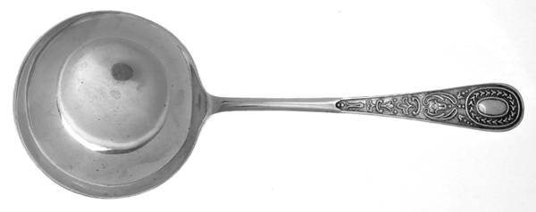 Silverplate Flatware Solid Smooth Casserole Spoon