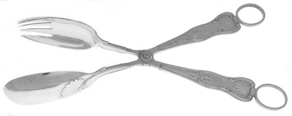 Silverplate Flatware 1-Piece Salad Tongs