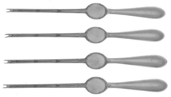 Silverplate Flatware Lobster Pick - Set of 4