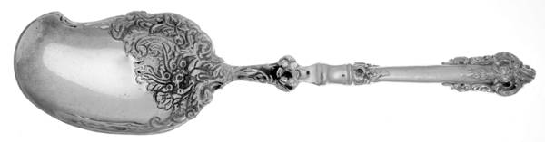 Silverplate Flatware Hollow Handle Ice Cream Server